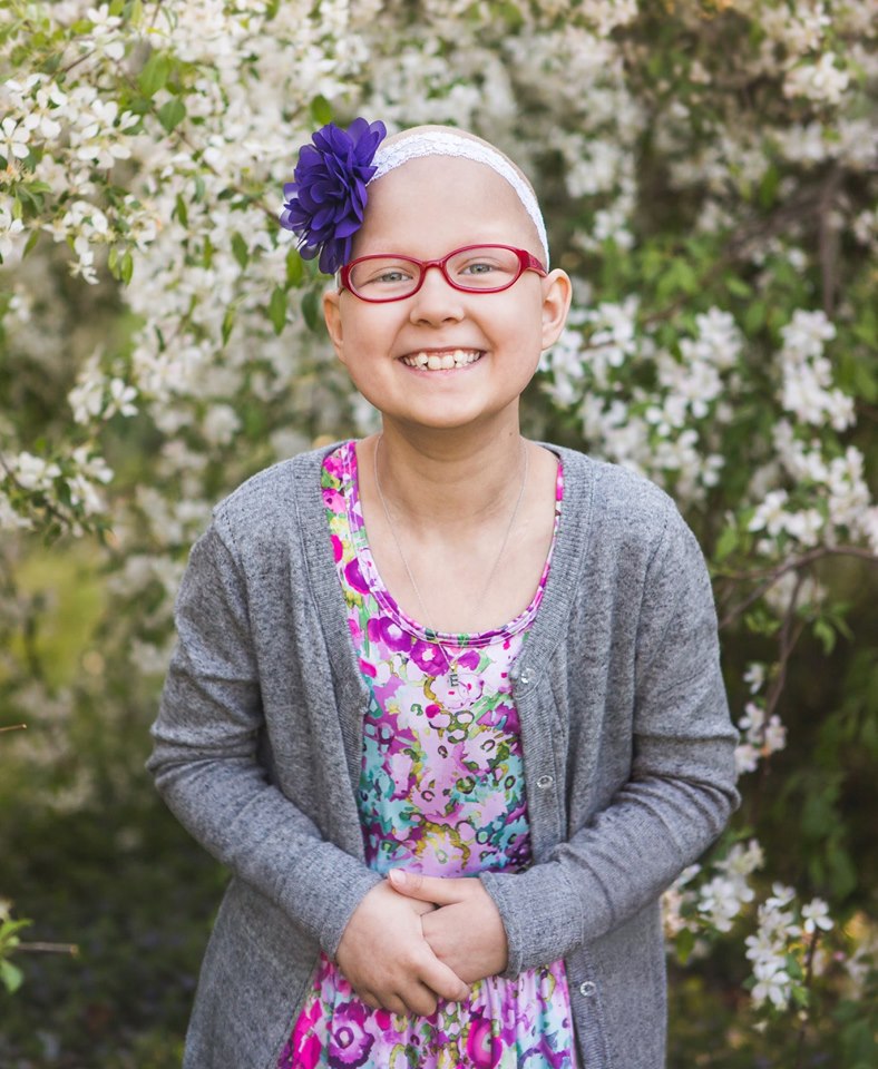 Picture of the late Elayna, who fought valiantly against pediatric cancer for four and a half years
